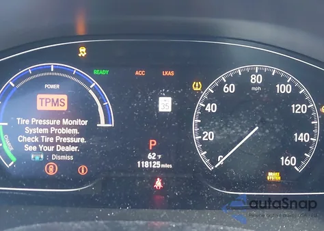 2021 Honda Insight Ex z USA, uszkodzony, nr VIN 19XZE4F50ME011502